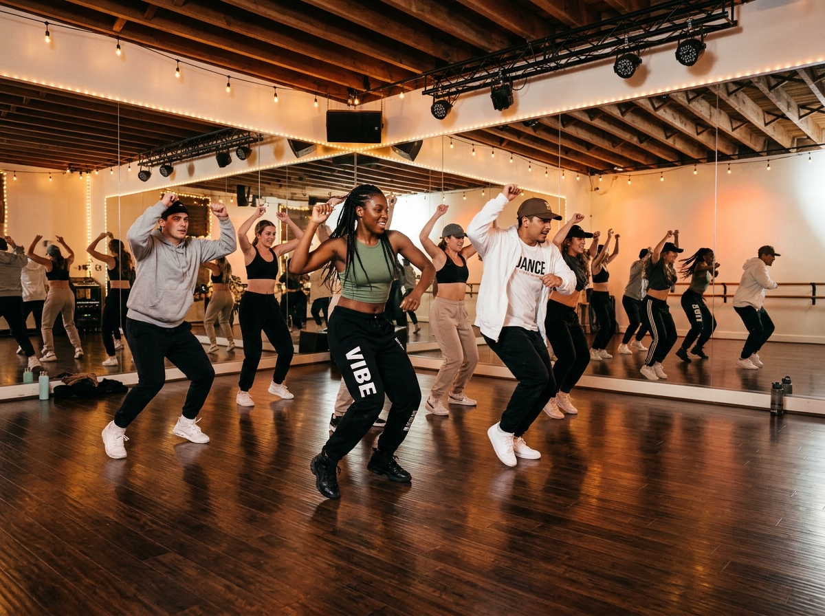 High energy Western Dance class at Laya
