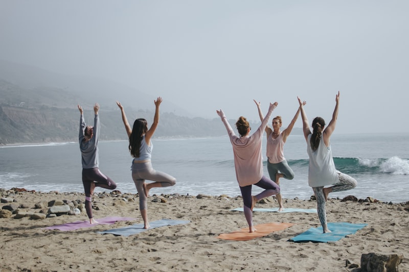 Yoga serenity in the studio